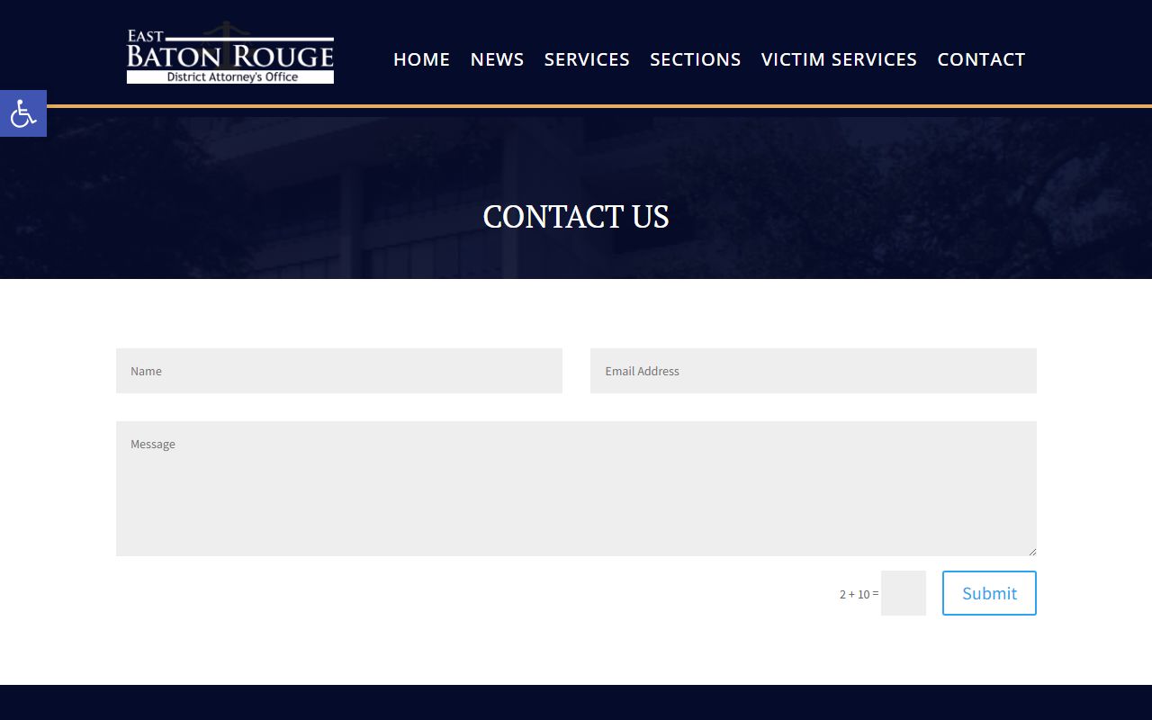 East Baton Rouge Parish District Attorney contact for court records after arrest